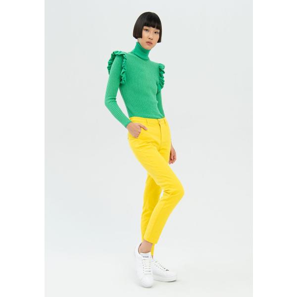 pantaloni Fracomina giallo
