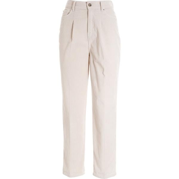 pantaloni Fracomina bianco a righe