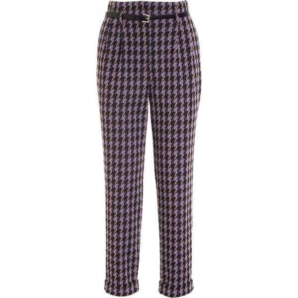 pantaloni Fracomina marrone pied de poule