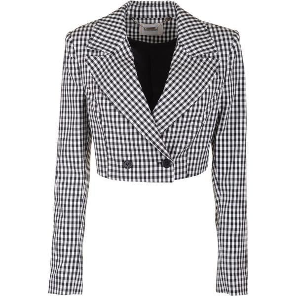 blazer Fracomina grigio a quadri