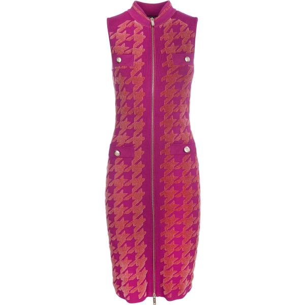 vestiti midi/longuette Fracomina rosa pied de poule