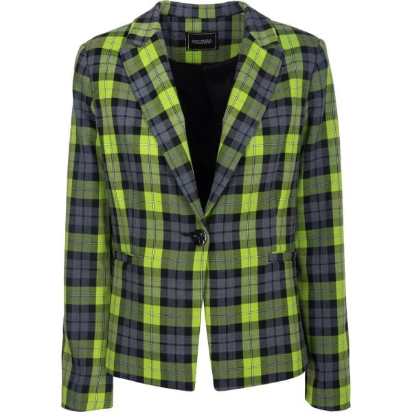 blazer Fracomina grigio scozzese