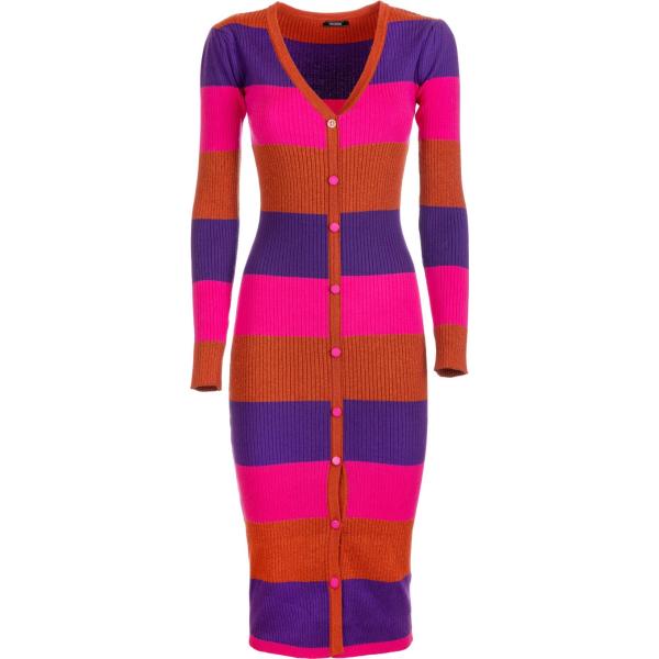 vestiti midi/longuette Fracomina multicolore a righe