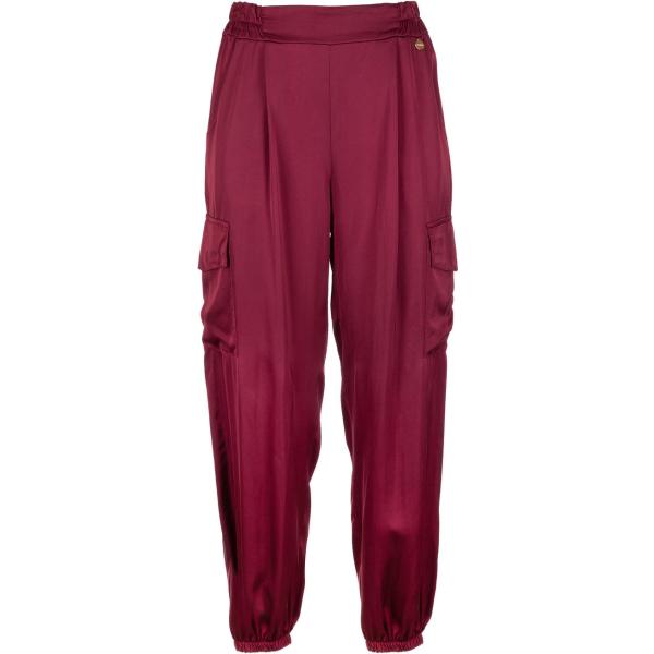pantaloni cargo Fracomina rosso