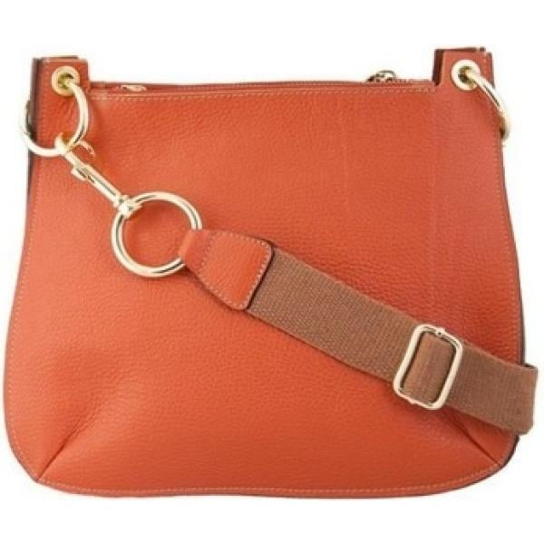 borsa a tracolla Andrea Morando arancione