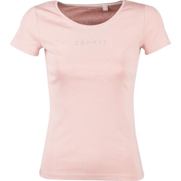 T-shirt a maniche corte rosa Esprit rosa