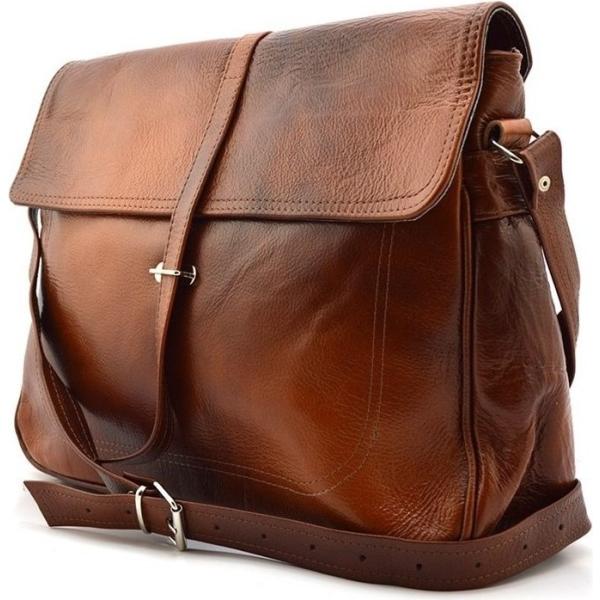 Borsa a tracolla marrone Vera Pelle marrone