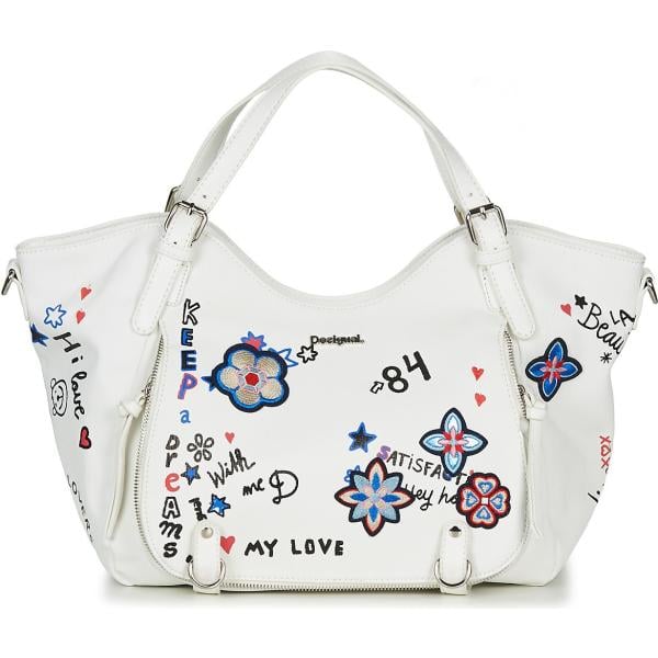 borsa a spalla Desigual bianco