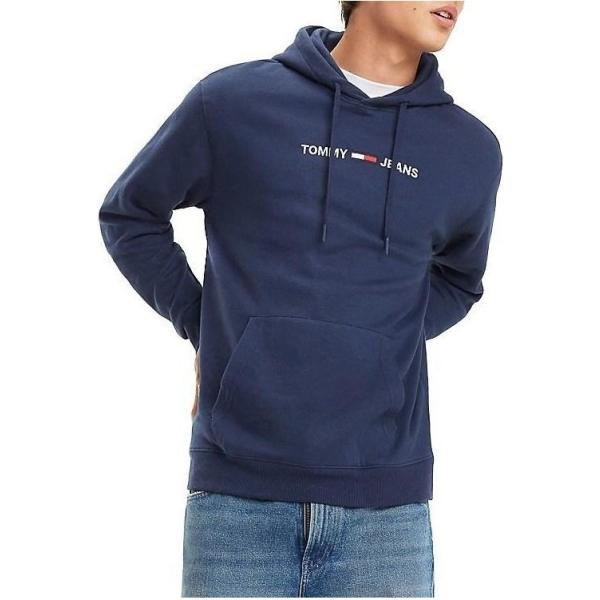 Felpa con cappuccio Tommy Jeans blu