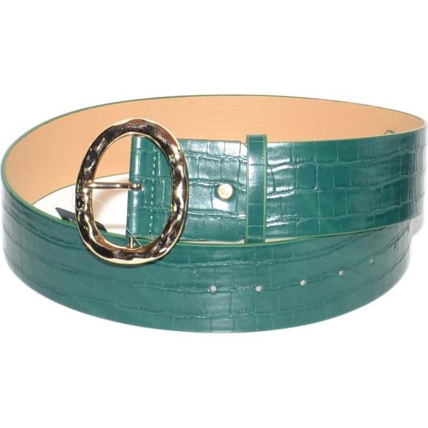 cinture Malu Shoes verde serpente