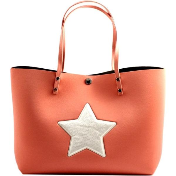 Shopping bag arancione La Fille Des Fleurs arancione
