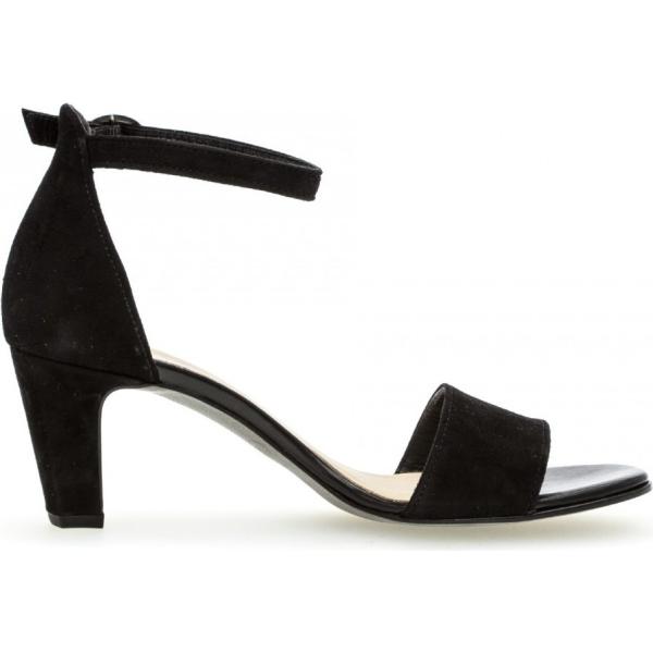 Gabor Sandali Donna Comfort Con Tacco Largo 2cm – Nero 57, Taglia 36, Larghezza G