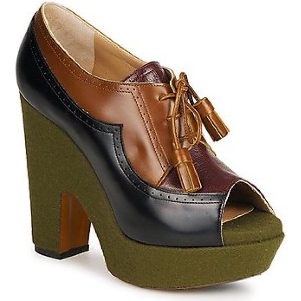 décolleté Rochas marrone