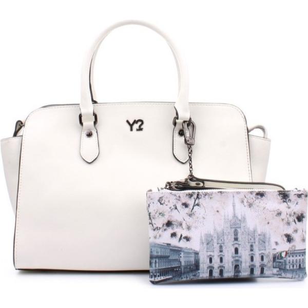 borsa a mano Y Not? bianco