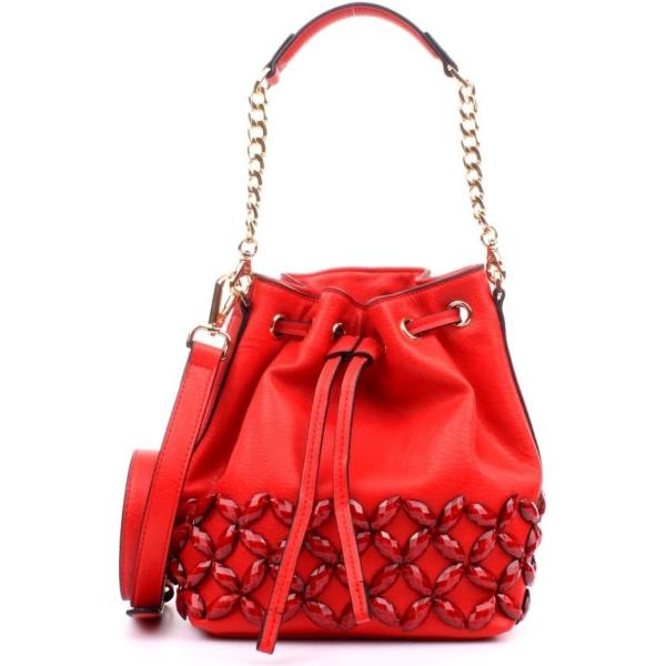 borse a secchiello Ermanno Scervino rosso