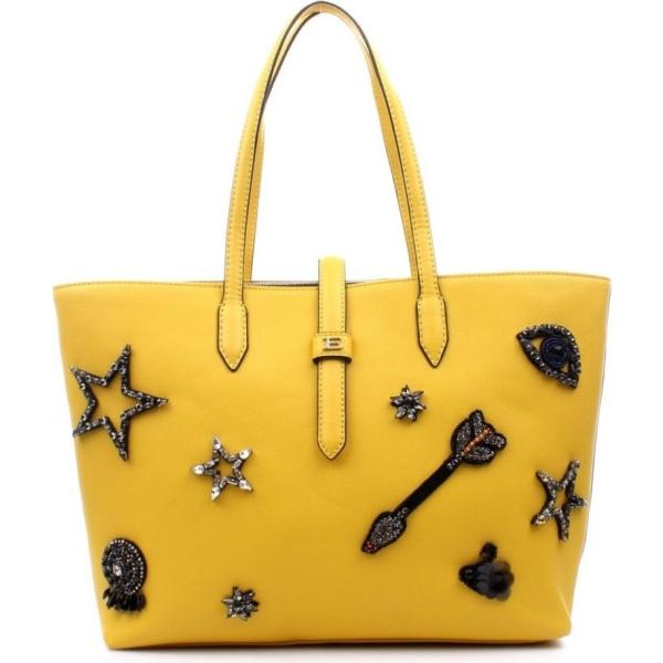 shopping bag Ermanno Scervino giallo