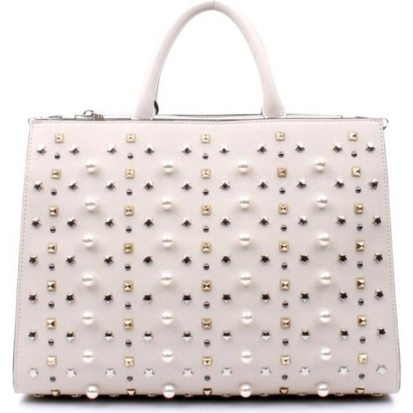 Borsetta avorio e beige Ermanno Scervino bianco