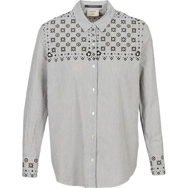 camicia Maison Scotch grigio