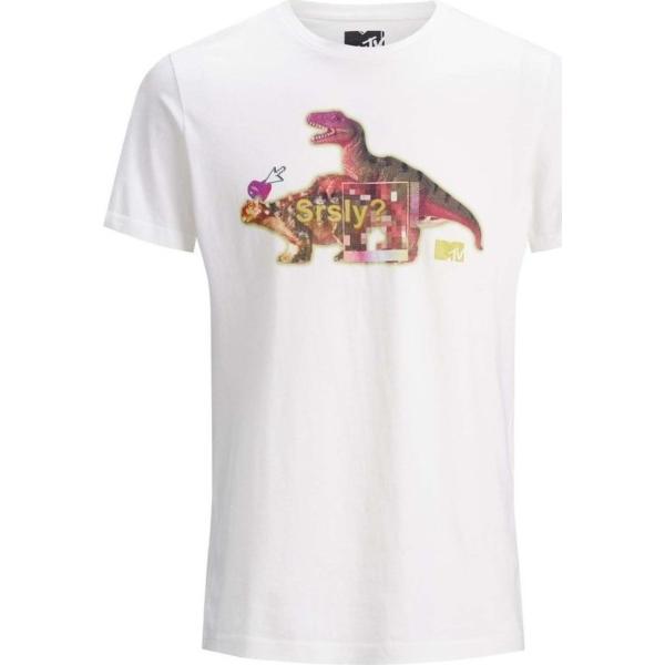 t-shirt Jack   Jones bianco