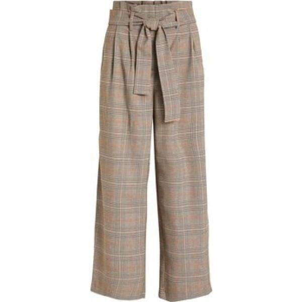 pantaloni Vila marrone
