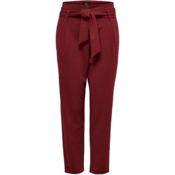 pantaloni Only rosso