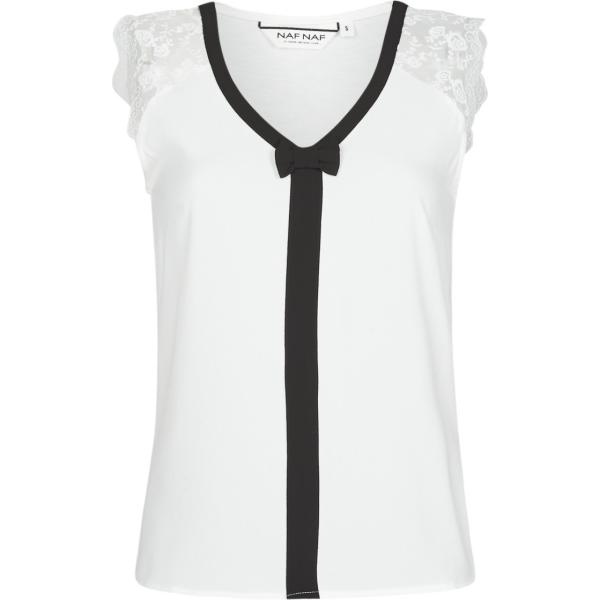 camicie Naf Naf bianco