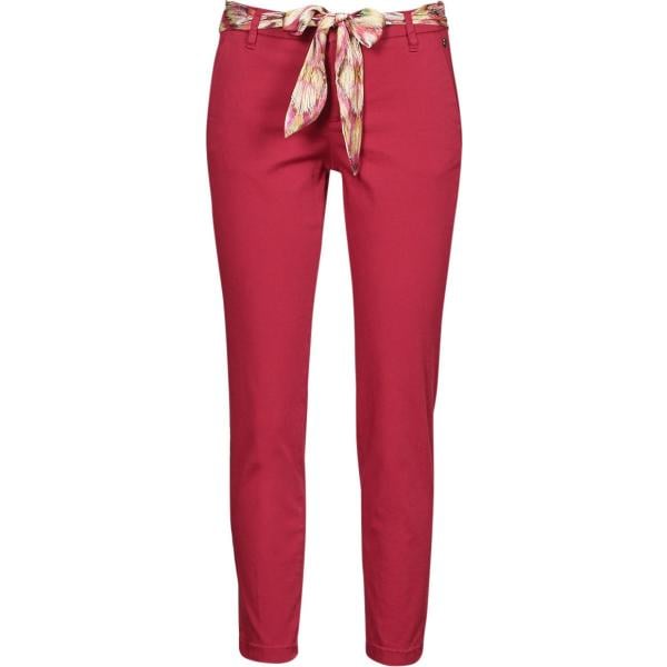 pantaloni chino Freeman T.Porter rosso