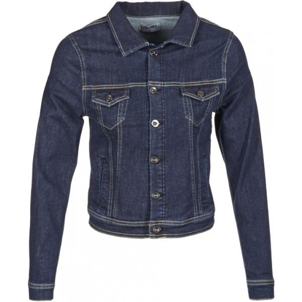 Giacca in denim blu Yurban blu