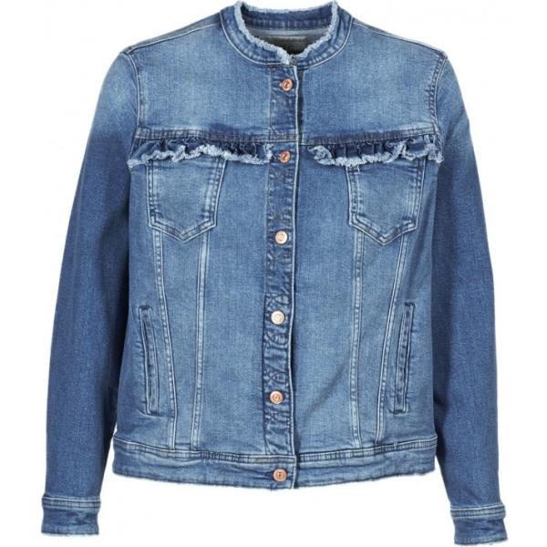 Giacca in denim blu Esprit blu