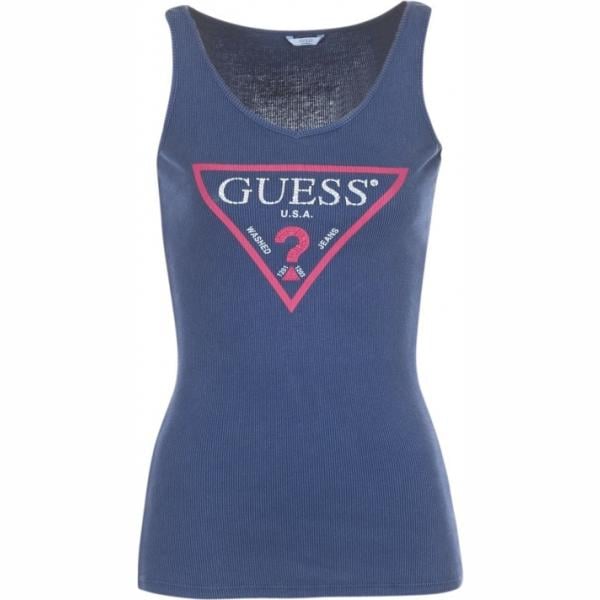 Top blu Guess blu