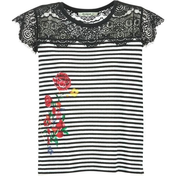 T-shirt a maniche corte nero Desigual nero