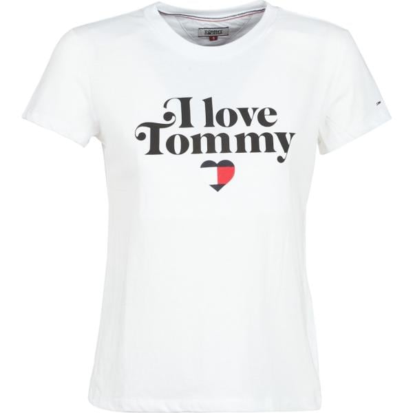 T-shirt a maniche corte bianco Tommy Jeans bianco