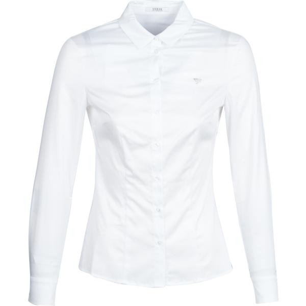 Camicia bianco Guess bianco