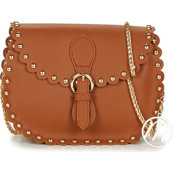 Borsa a tracolla marrone Moony Mood marrone