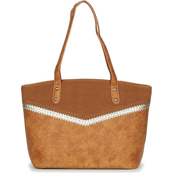 Borsa marrone Fuchsia marrone