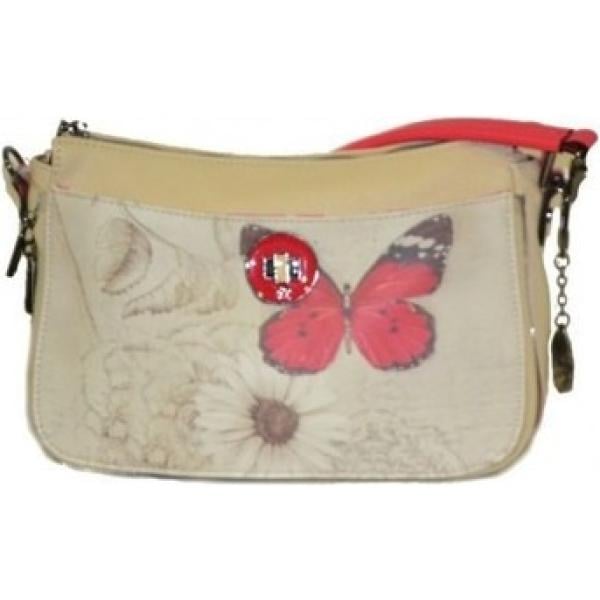 Borsa a tracolla beige Y Not?