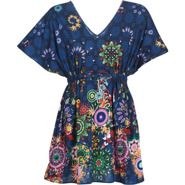 Vestito corto blu Desigual blu