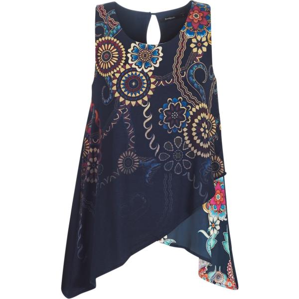 Top blu Desigual blu
