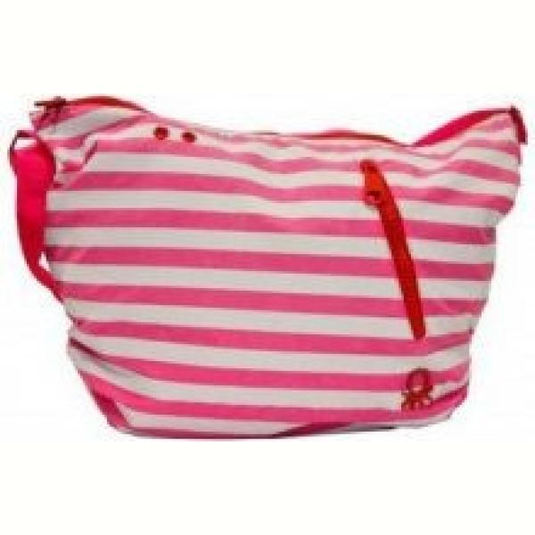 borsa a spalla Benetton rosa
