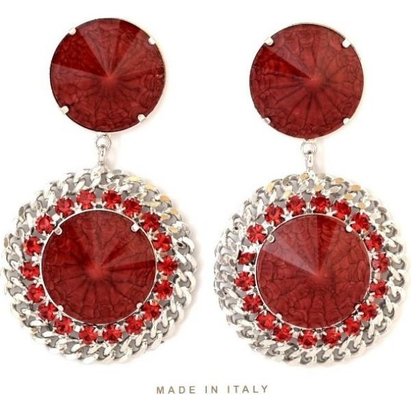 orecchini Joelle Bijoux rosso