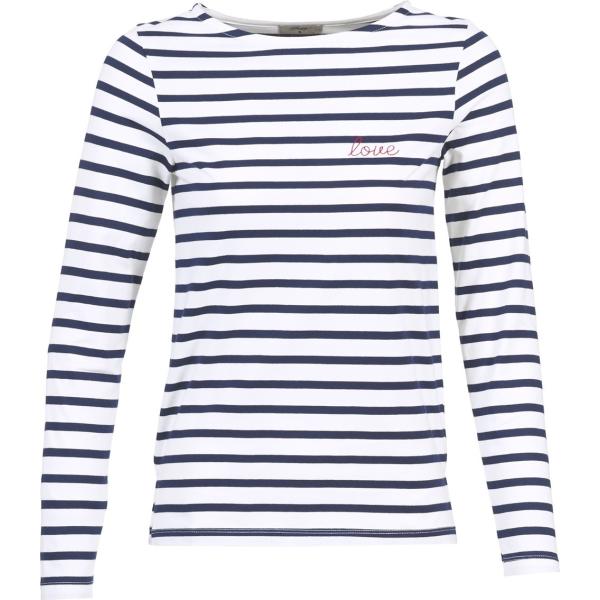 T-shirt a maniche lunghe bianco Betty London bianco