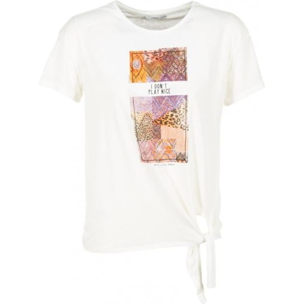 T-shirt a maniche corte bianco Only bianco
