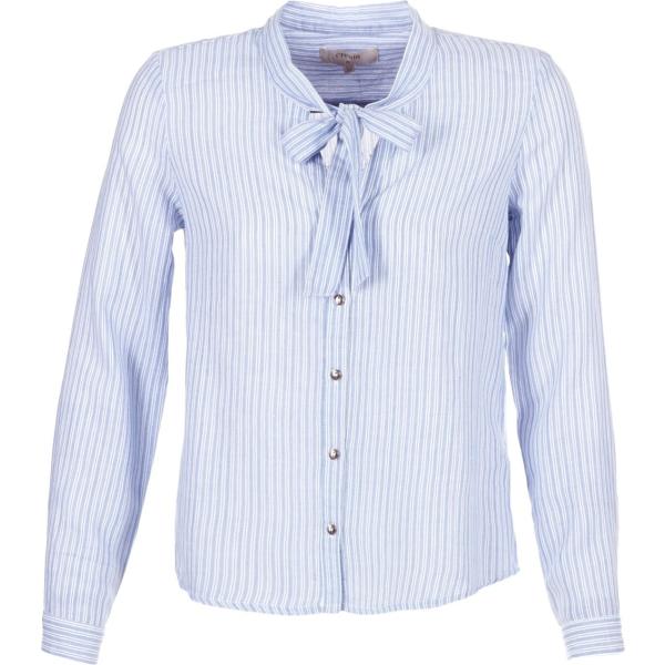 camicie Cream viola a righe