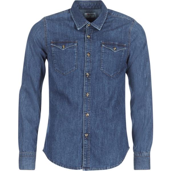 camicie Casual Attitude blu