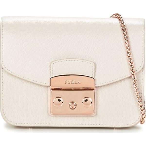 Borsa a tracolla mini beige Furla