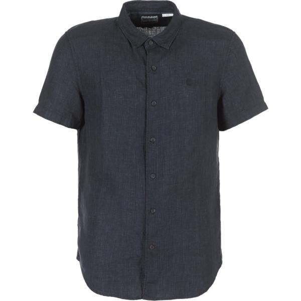 camicia a maniche corte Timberland blu