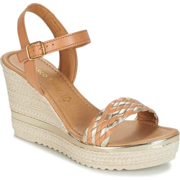 Sandali, sabot, mules e ciabattine trendy Marco Tozzi marrone