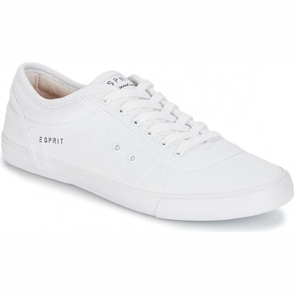 Scarpe con pizzo bianco Esprit bianco