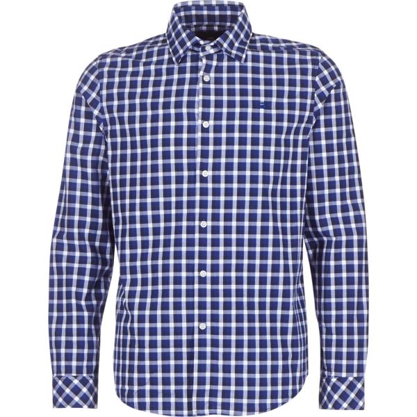Camicia taglio dritto a maniche lunghe blu G-Star Raw blu