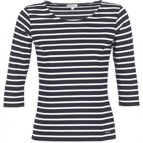 T-shirt a maniche lunghe blu Armor Lux blu